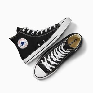 Black Chuck Taylor All Star Converse High Tops Size 8.5